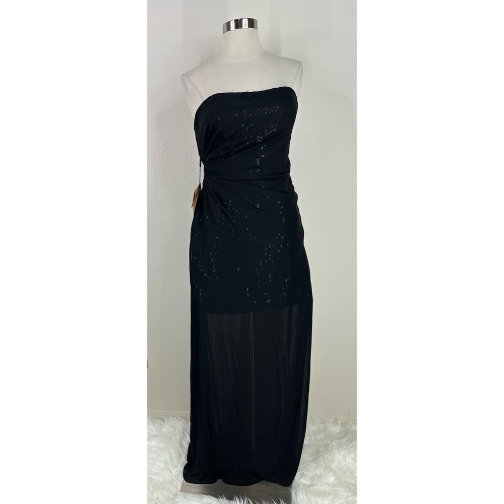 Light In The Box Strapless Sequin Maxi Dress